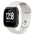 Cinturino in silicone tinta unita con fibbia a rivetto xDfind per Fitbit Versa 2 / Versa / Versa Lite, L