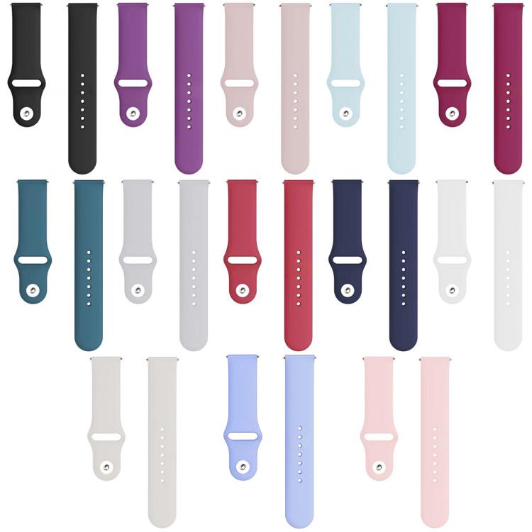 Cinturino in silicone tinta unita con fibbia a rivetto xDfind per Fitbit Versa 2 / Versa / Versa Lite, L