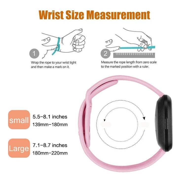 Cinturino in silicone tinta unita con fibbia a rivetto xDfind per Fitbit Versa 2 / Versa / Versa Lite, L