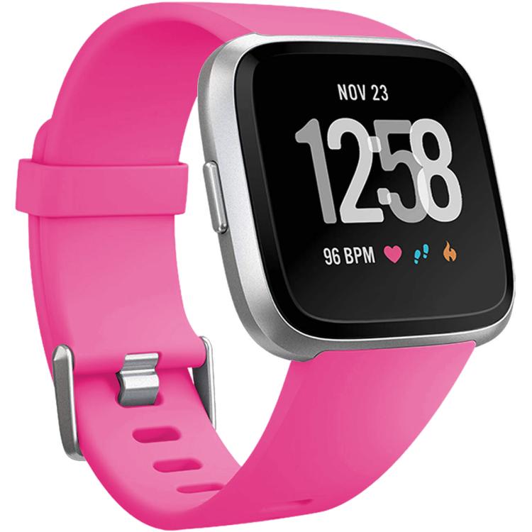Cinturino in silicone tinta unita con fori piatti xDfind per Fitbit Versa 2 / Versa / Versa Lite, S, L