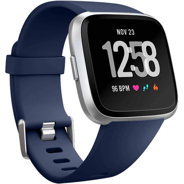 Cinturino in silicone tinta unita con fori piatti xDfind per Fitbit Versa 2 / Versa / Versa Lite, S, L