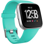 Cinturino in silicone tinta unita con fori piatti xDfind per Fitbit Versa 2 / Versa / Versa Lite, S, L