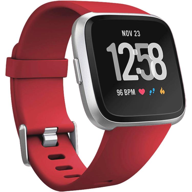 Cinturino in silicone tinta unita con fori piatti xDfind per Fitbit Versa 2 / Versa / Versa Lite, S, L