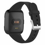 Cinturino in silicone sottile a tinta unita con fibbia argentata xDfind per Fitbit Versa 2 / Versa / Versa Lite, S, L