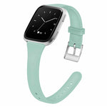 Cinturino in silicone sottile a tinta unita con fibbia argentata xDfind per Fitbit Versa 2 / Versa / Versa Lite, S, L