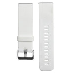Cinturino in silicone tinta unita con fibbia in acciaio e texture diagonale per Fitbit Blaze xDfind., S, L