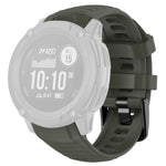 Cinturino per orologio in silicone tinta unita con connettore in plastica a sgancio rapido xDfind., For Garmin Instinct 2X