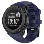 Cinturino per orologio in silicone tinta unita con connettore in plastica a sgancio rapido xDfind., For Garmin Instinct 2X