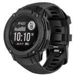 Cinturino per orologio in silicone tinta unita con connettore in plastica a sgancio rapido xDfind., For Garmin Instinct 2X