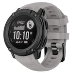 Cinturino per orologio in silicone tinta unita con connettore in plastica a sgancio rapido xDfind., For Garmin Instinct 2X