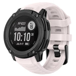 Cinturino per orologio in silicone tinta unita con connettore in plastica a sgancio rapido xDfind., For Garmin Instinct 2X