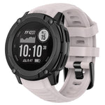 Cinturino per orologio in silicone tinta unita con connettore in plastica a sgancio rapido xDfind., For Garmin Instinct 2X