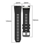 Cinturino per orologio in silicone tinta unita con connettore in plastica a sgancio rapido xDfind., For Garmin Instinct 2X