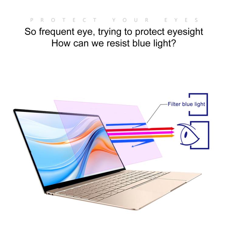 9H Anti-Blue Light Tempered Glass Film, For Honor Magicbook X16 / X16 Plus 16 2025, For Honor Magicbook X14 Plus 14 2025