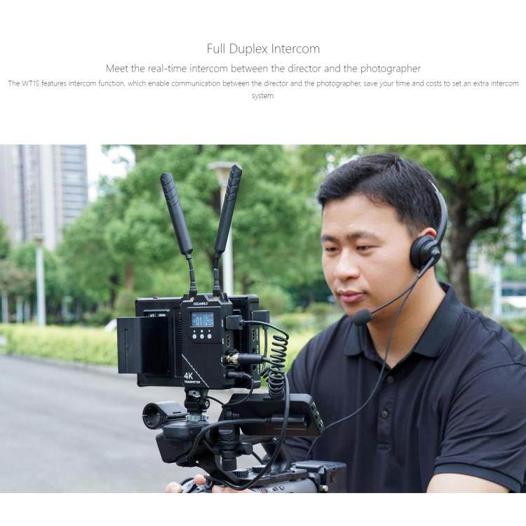 Feelworld WT1S sistema trasmissione video wireless 4K HDMI SDI