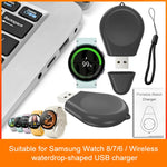 Caricabatterie wireless per smartwatch xDfind con interfaccia USB e cordino, For Samsung Galaxy Watch 8/7/6/5/4
