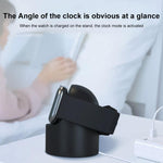 xDfind Supporto di ricarica in silicone per Apple Watch Smartwatch (senza caricabatterie)