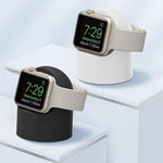 xDfind Supporto di ricarica in silicone per Apple Watch Smartwatch (senza caricabatterie)