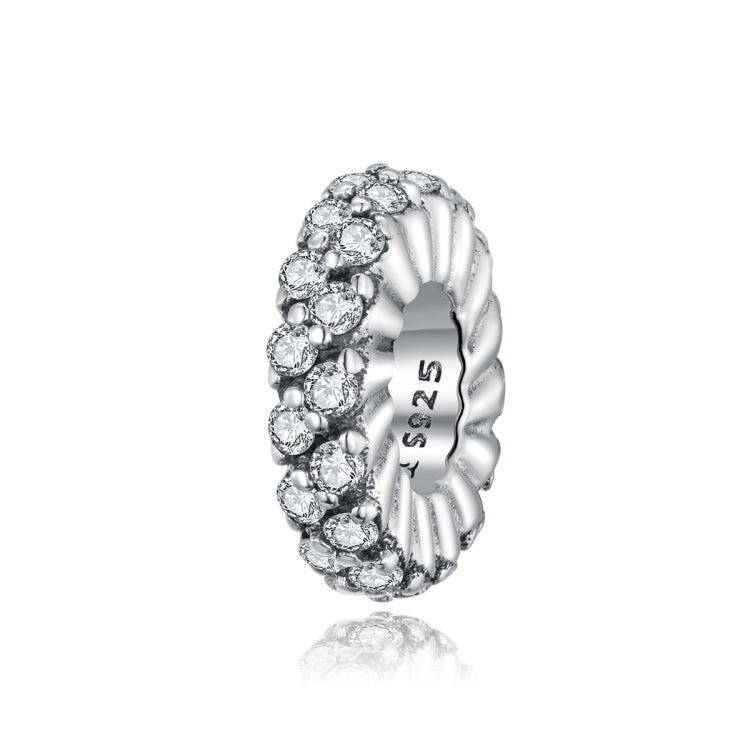 Accessori per collana braccialetto fai da te con brillanti perline invernali in argento sterling S925, Shining Winter