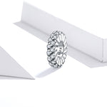 Accessori per collana braccialetto fai da te con brillanti perline invernali in argento sterling S925, Shining Winter