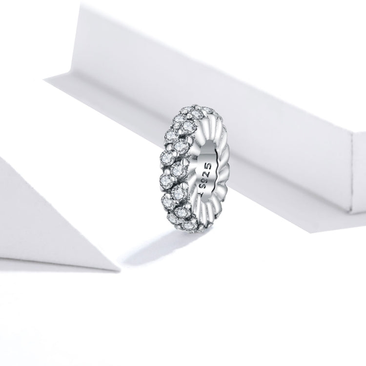 Accessori per collana braccialetto fai da te con brillanti perline invernali in argento sterling S925, Shining Winter