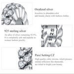Accessori per collana braccialetto fai da te con brillanti perline invernali in argento sterling S925, Shining Winter