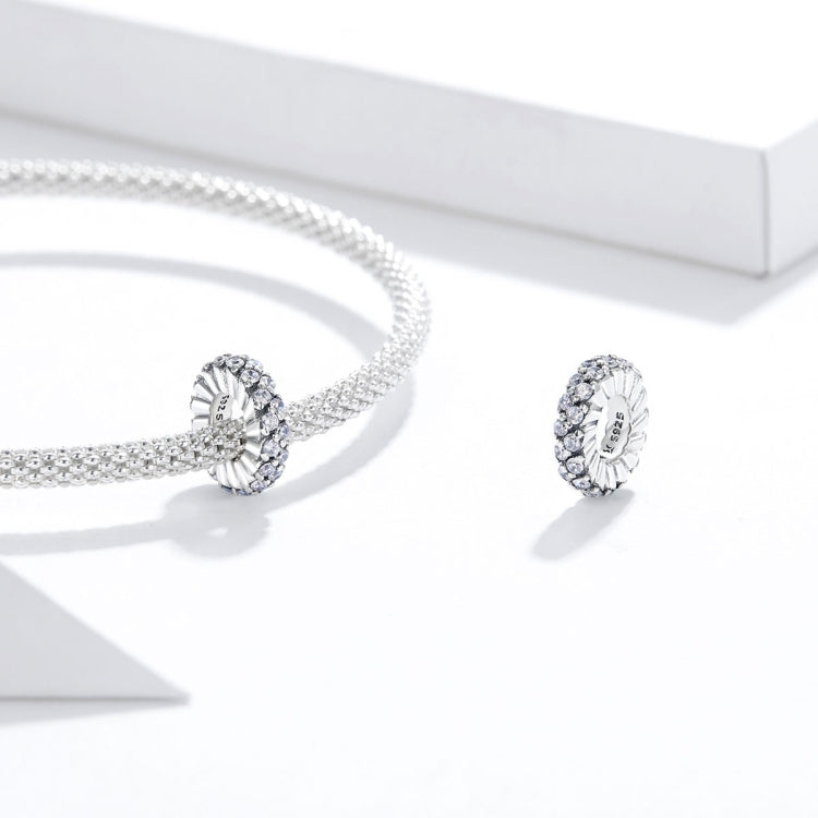 Accessori per collana braccialetto fai da te con brillanti perline invernali in argento sterling S925, Shining Winter
