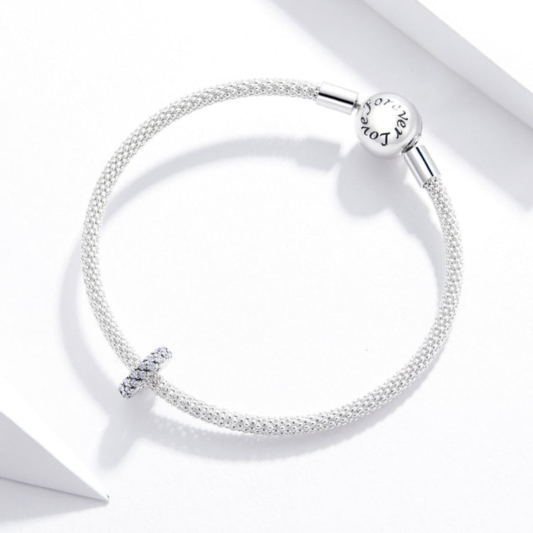 Accessori per collana braccialetto fai da te con brillanti perline invernali in argento sterling S925, Shining Winter