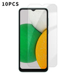 Kalebol - 10 pellicole in vetro temperato HD anti-impronta semi-schermo ad alto contenuto di alluminio, For Galaxy A08 4G / 5G, For Galaxy A18 4G / 5G, For Galaxy A57 5G, For Galaxy A37 5G, For Galaxy A27 5G, For Galaxy A07 4G / 5G, For Galaxy A17 5G  ...