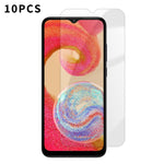 Kalebol - 10 pellicole in vetro temperato HD anti-impronta semi-schermo ad alto contenuto di alluminio, For Galaxy A08 4G / 5G, For Galaxy A18 4G / 5G, For Galaxy A57 5G, For Galaxy A37 5G, For Galaxy A27 5G, For Galaxy A07 4G / 5G, For Galaxy A17 5G  ...