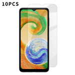 Kalebol - 10 pellicole in vetro temperato HD anti-impronta semi-schermo ad alto contenuto di alluminio, For Galaxy A04, For Galaxy A04s, For Galaxy A23 4G, For Galaxy A53 5G, For Galaxy A73 5G, For Galaxy A33 5G, For Galaxy A13 5G