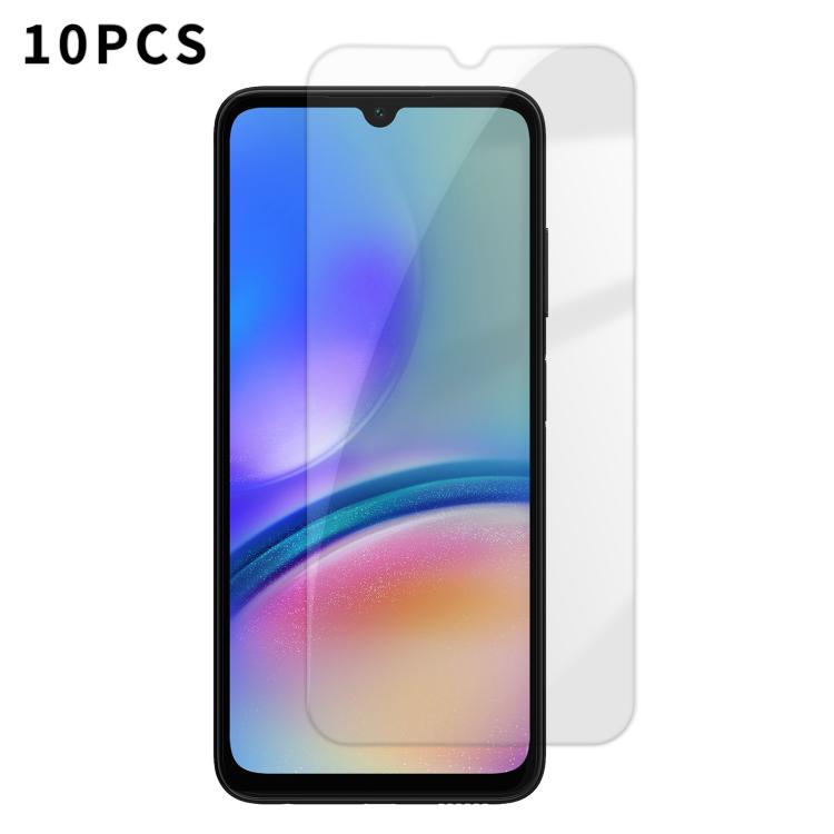 Kalebol - 10 pellicole in vetro temperato HD anti-impronta semi-schermo ad alto contenuto di alluminio, For Galaxy A08 4G / 5G, For Galaxy A18 4G / 5G, For Galaxy A57 5G, For Galaxy A37 5G, For Galaxy A27 5G, For Galaxy A07 4G / 5G, For Galaxy A17 5G  ...