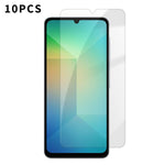 Kalebol - 10 pellicole in vetro temperato HD anti-impronta semi-schermo ad alto contenuto di alluminio, For Galaxy A08 4G / 5G, For Galaxy A18 4G / 5G, For Galaxy A57 5G, For Galaxy A37 5G, For Galaxy A27 5G, For Galaxy A07 4G / 5G, For Galaxy A17 5G  ...