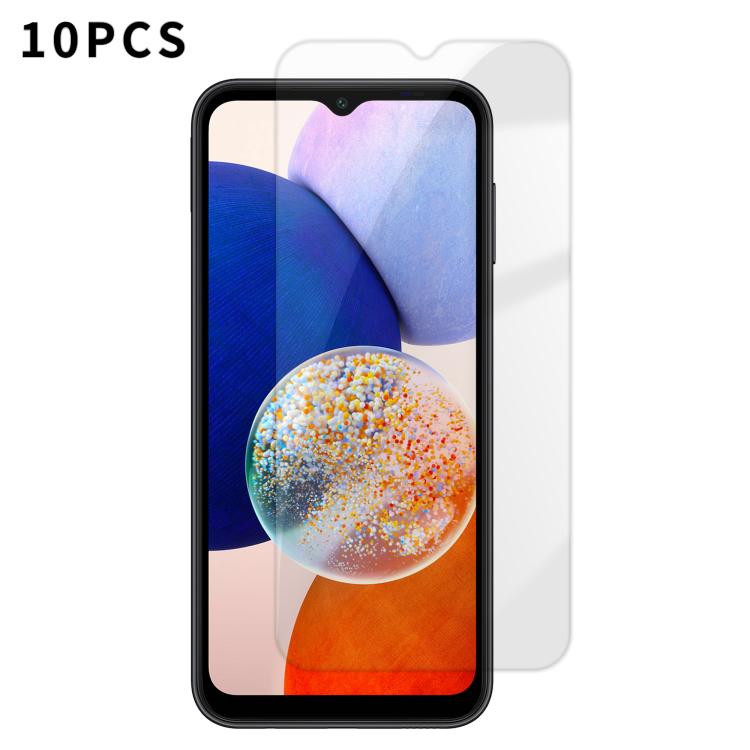 Kalebol - 10 pellicole in vetro temperato HD anti-impronta semi-schermo ad alto contenuto di alluminio, For Galaxy A08 4G / 5G, For Galaxy A18 4G / 5G, For Galaxy A57 5G, For Galaxy A37 5G, For Galaxy A27 5G, For Galaxy A07 4G / 5G, For Galaxy A17 5G  ...