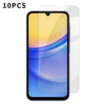 Kalebol - 10 pellicole in vetro temperato HD anti-impronta semi-schermo ad alto contenuto di alluminio, For Galaxy A08 4G / 5G, For Galaxy A18 4G / 5G, For Galaxy A57 5G, For Galaxy A37 5G, For Galaxy A27 5G, For Galaxy A07 4G / 5G, For Galaxy A17 5G  ...
