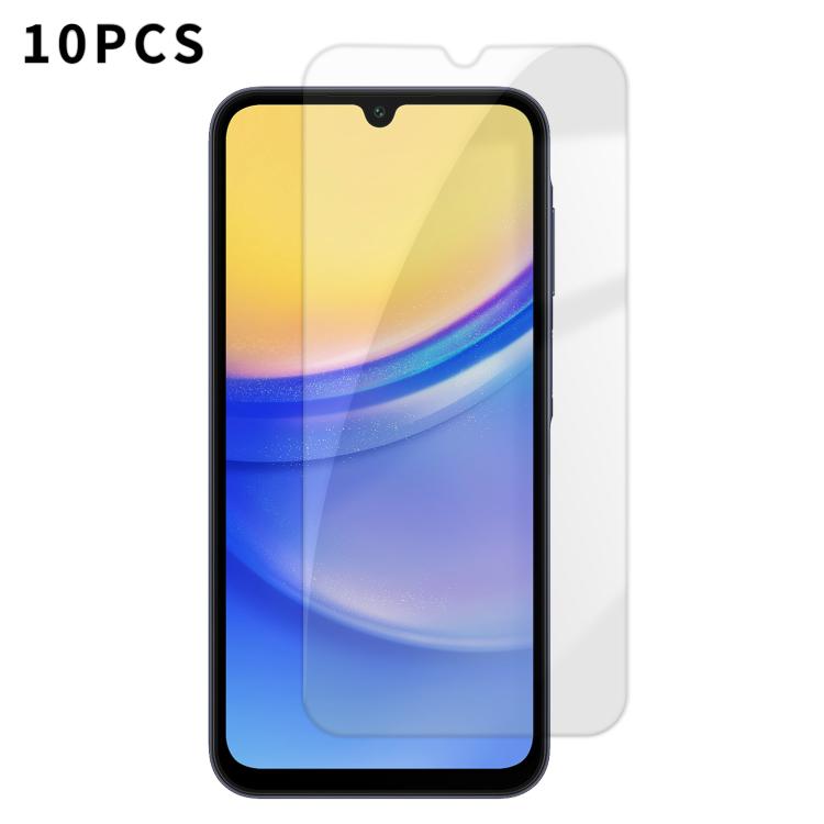 Kalebol - 10 pellicole in vetro temperato HD anti-impronta semi-schermo ad alto contenuto di alluminio, For Galaxy A08 4G / 5G, For Galaxy A18 4G / 5G, For Galaxy A57 5G, For Galaxy A37 5G, For Galaxy A27 5G, For Galaxy A07 4G / 5G, For Galaxy A17 5G  ...