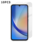 Kalebol - 10 pellicole in vetro temperato HD anti-impronta semi-schermo ad alto contenuto di alluminio, For Galaxy A08 4G / 5G, For Galaxy A18 4G / 5G, For Galaxy A57 5G, For Galaxy A37 5G, For Galaxy A27 5G, For Galaxy A07 4G / 5G, For Galaxy A17 5G  ...