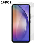 Kalebol - 10 pellicole in vetro temperato HD anti-impronta semi-schermo ad alto contenuto di alluminio, For Galaxy A08 4G / 5G, For Galaxy A18 4G / 5G, For Galaxy A57 5G, For Galaxy A37 5G, For Galaxy A27 5G, For Galaxy A07 4G / 5G, For Galaxy A17 5G  ...