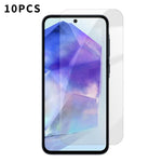 Kalebol - 10 pellicole in vetro temperato HD anti-impronta semi-schermo ad alto contenuto di alluminio, For Galaxy A08 4G / 5G, For Galaxy A18 4G / 5G, For Galaxy A57 5G, For Galaxy A37 5G, For Galaxy A27 5G, For Galaxy A07 4G / 5G, For Galaxy A17 5G  ...