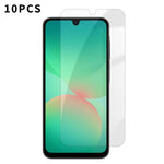 Kalebol - 10 pellicole in vetro temperato HD anti-impronta semi-schermo ad alto contenuto di alluminio, For Galaxy A08 4G / 5G, For Galaxy A18 4G / 5G, For Galaxy A57 5G, For Galaxy A37 5G, For Galaxy A27 5G, For Galaxy A07 4G / 5G, For Galaxy A17 5G  ...