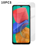 Kalebol - 10 pellicole in vetro temperato HD anti-impronta semi-schermo ad alto contenuto di alluminio, For Galaxy M47 5G, For Galaxy M56 5G, For Galaxy M55 5G, For Galaxy M34 5G, For Galaxy M54 5G, For Galaxy M14 5G, For Galaxy M53 5G, For Galaxy M33 5G