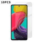 Kalebol - 10 pellicole in vetro temperato HD anti-impronta semi-schermo ad alto contenuto di alluminio, For Galaxy M47 5G, For Galaxy M56 5G, For Galaxy M55 5G, For Galaxy M34 5G, For Galaxy M54 5G, For Galaxy M14 5G, For Galaxy M53 5G, For Galaxy M33 5G