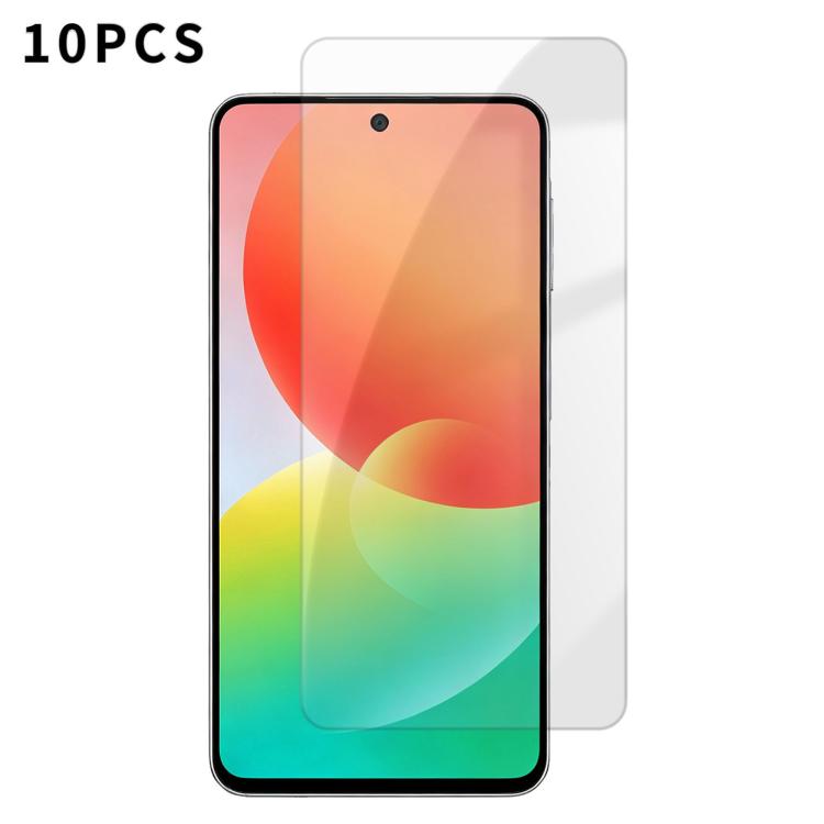 Kalebol - 10 pellicole in vetro temperato HD anti-impronta semi-schermo ad alto contenuto di alluminio, For Galaxy M47 5G, For Galaxy M56 5G, For Galaxy M55 5G, For Galaxy M34 5G, For Galaxy M54 5G, For Galaxy M14 5G, For Galaxy M53 5G, For Galaxy M33 5G