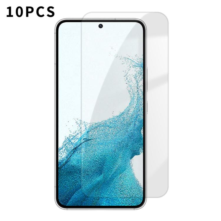 Kalebol - 10 pellicole in vetro temperato HD anti-impronta semi-schermo ad alto contenuto di alluminio, For Samsung Galaxy S26+ 5G, For Samsung Galaxy S26 Edge 5G, For Samsung Galaxy S26 Ultra 5G, For Samsung Galaxy S26 5G, For Samsung Galaxy S25 Edge ...