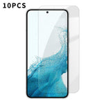 Kalebol - 10 pellicole in vetro temperato HD anti-impronta semi-schermo ad alto contenuto di alluminio, For Samsung Galaxy S26+ 5G, For Samsung Galaxy S26 Edge 5G, For Samsung Galaxy S26 Ultra 5G, For Samsung Galaxy S26 5G, For Samsung Galaxy S25 Edge ...
