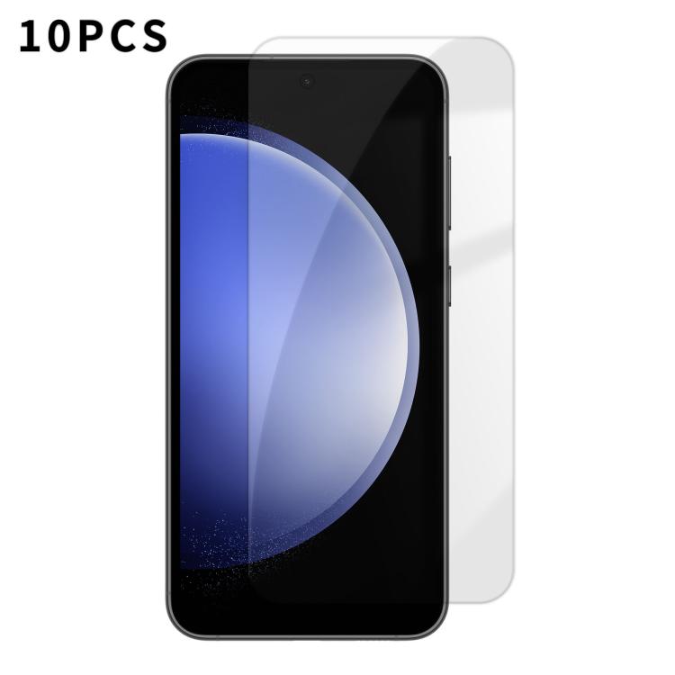 Kalebol - 10 pellicole in vetro temperato HD anti-impronta semi-schermo ad alto contenuto di alluminio, For Samsung Galaxy S26+ 5G, For Samsung Galaxy S26 Edge 5G, For Samsung Galaxy S26 Ultra 5G, For Samsung Galaxy S26 5G, For Samsung Galaxy S25 Edge ...