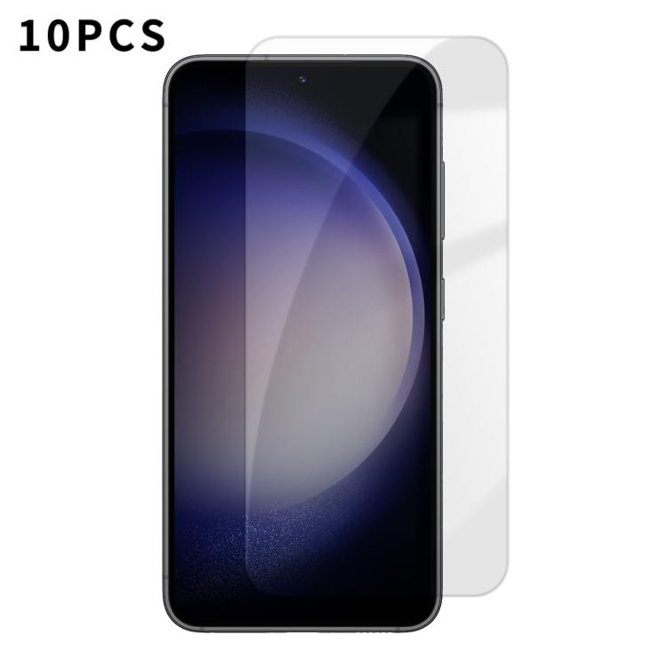 Kalebol - 10 pellicole in vetro temperato HD anti-impronta semi-schermo ad alto contenuto di alluminio, For Samsung Galaxy S26+ 5G, For Samsung Galaxy S26 Edge 5G, For Samsung Galaxy S26 Ultra 5G, For Samsung Galaxy S26 5G, For Samsung Galaxy S25 Edge ...