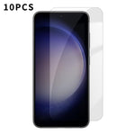 Kalebol - 10 pellicole in vetro temperato HD anti-impronta semi-schermo ad alto contenuto di alluminio, For Samsung Galaxy S26+ 5G, For Samsung Galaxy S26 Edge 5G, For Samsung Galaxy S26 Ultra 5G, For Samsung Galaxy S26 5G, For Samsung Galaxy S25 Edge ...