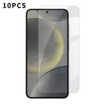 Kalebol - 10 pellicole in vetro temperato HD anti-impronta semi-schermo ad alto contenuto di alluminio, For Samsung Galaxy S26+ 5G, For Samsung Galaxy S26 Edge 5G, For Samsung Galaxy S26 Ultra 5G, For Samsung Galaxy S26 5G, For Samsung Galaxy S25 Edge ...