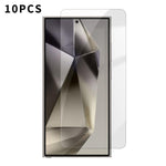 Kalebol - 10 pellicole in vetro temperato HD anti-impronta semi-schermo ad alto contenuto di alluminio, For Samsung Galaxy S26+ 5G, For Samsung Galaxy S26 Edge 5G, For Samsung Galaxy S26 Ultra 5G, For Samsung Galaxy S26 5G, For Samsung Galaxy S25 Edge ...